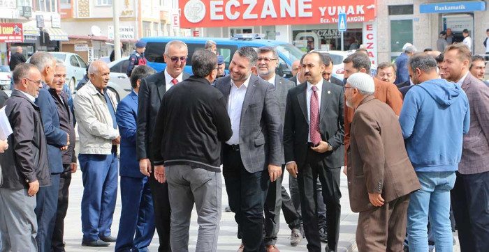 Sanayi ve Teknoloji Bakan Yardımcısı Oruç Baba İnan Yunak’ta