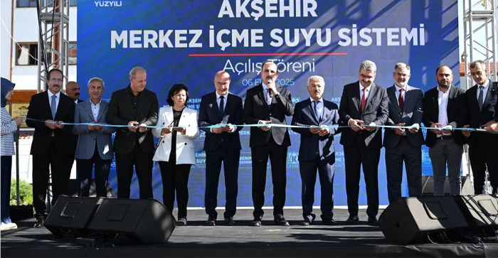 Akşehir Merkez İçme Suyu Sistemi Törenle Hizmete Açıldı