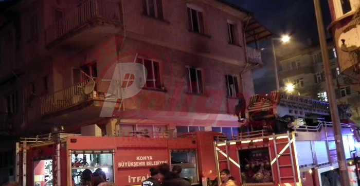 Akşehir’de Ev Yangını