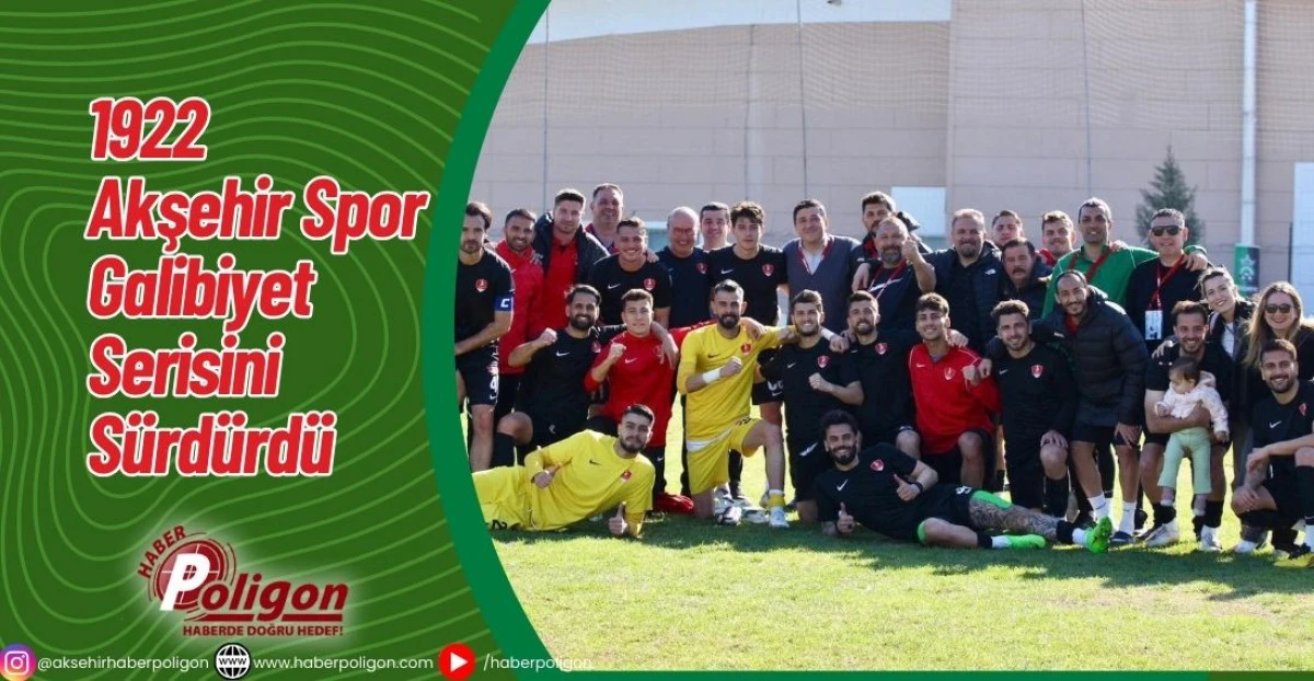 1922 Akşehir Spor Galibiyet Serisini S&uuml;rd&uuml;rd&uuml;