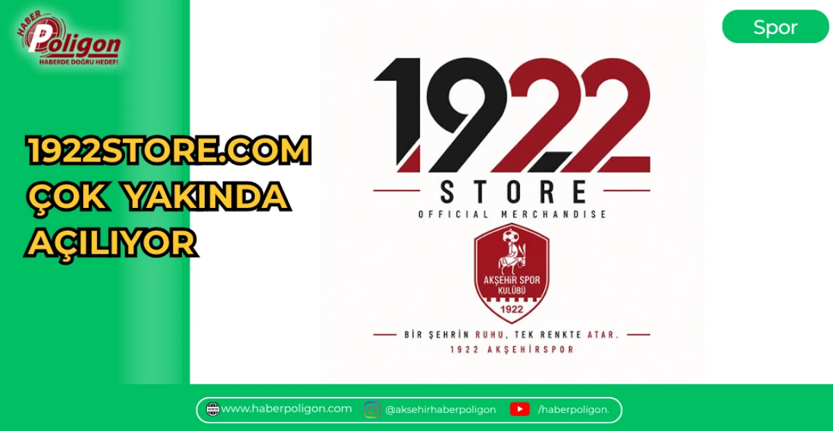 1922STORE.COM &Ccedil;OK YAKINDA A&Ccedil;ILIYOR