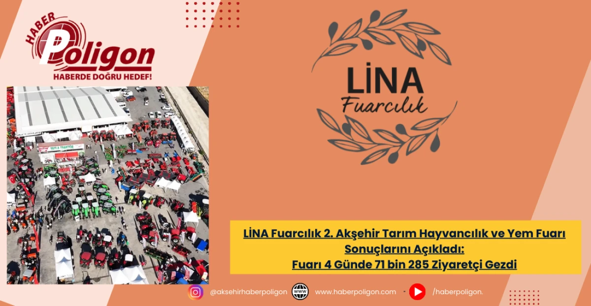 2. Akşehir Tarım Hayvancılık Ve Yem Fuarını 4 Günde 71 Bin 285 Kişi Gezdi