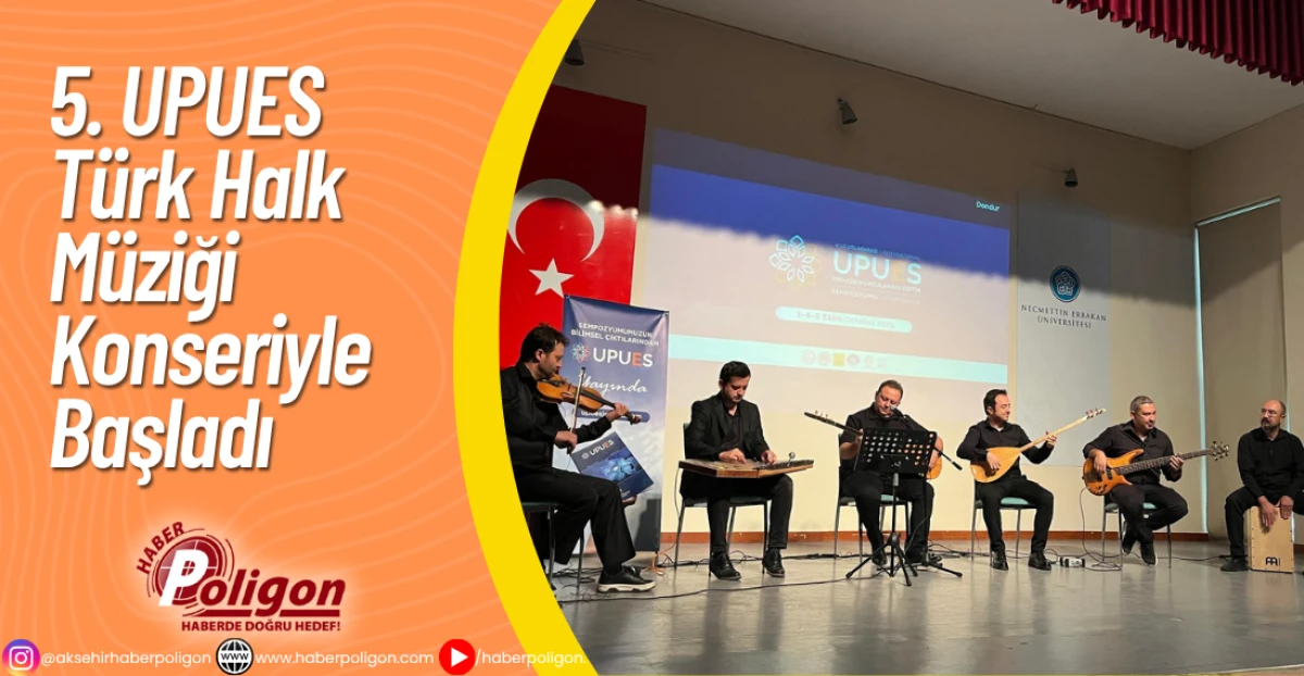 5. UPUES Türk Halk Müziği Konseriyle Başladı