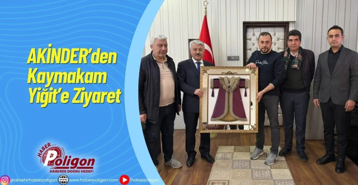 AKİNDER&rsquo;den Kaymakam Yiğit&rsquo;e Ziyaret