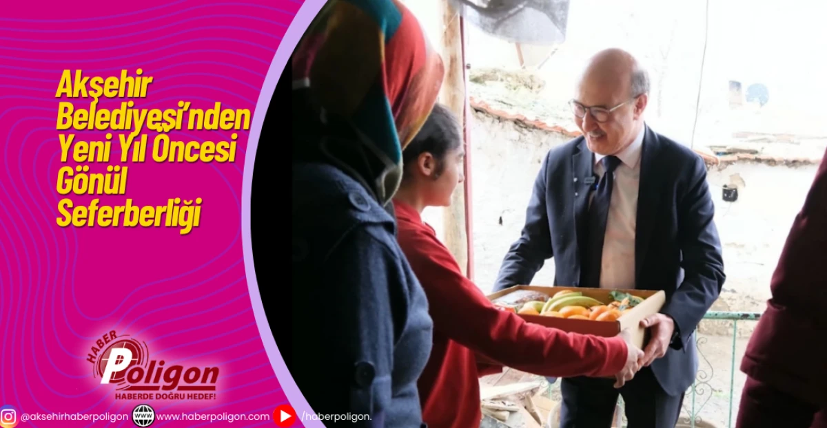 Akşehir Belediyesi&rsquo;nden Yeni Yıl &Ouml;ncesi G&ouml;n&uuml;l Seferberliği