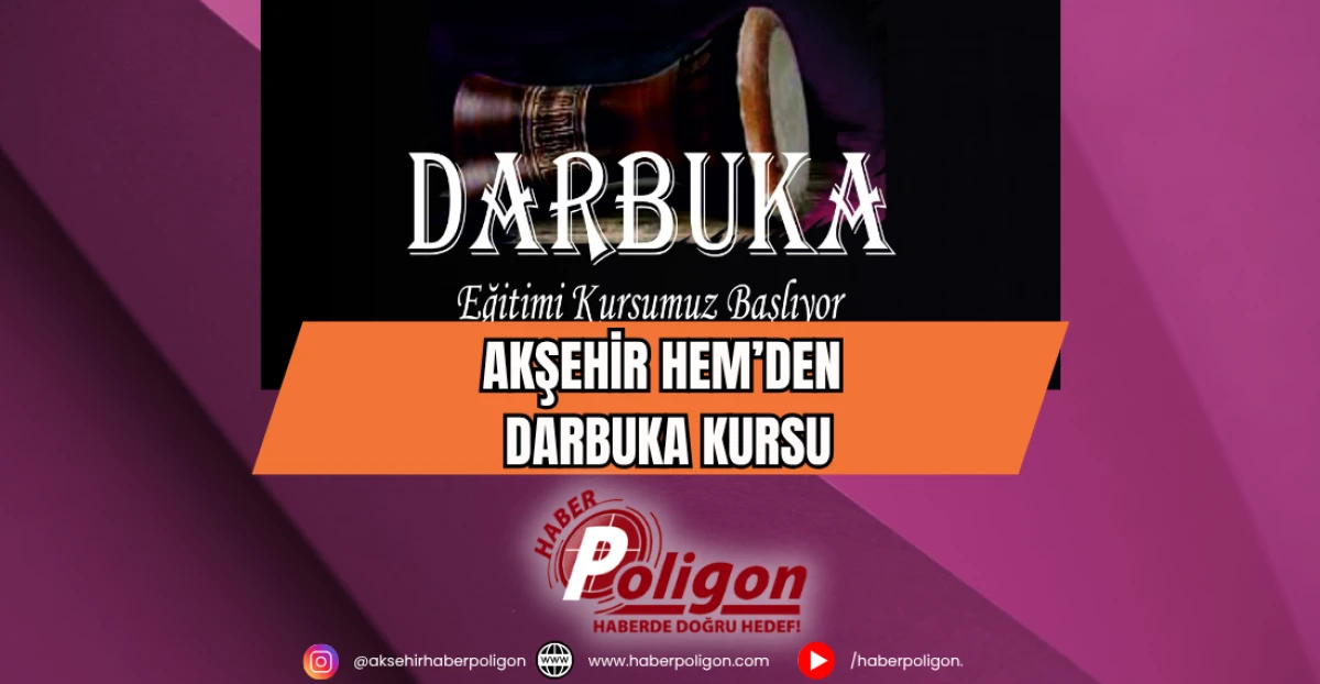 Akşehir HEM’den Darbuka Kursu
