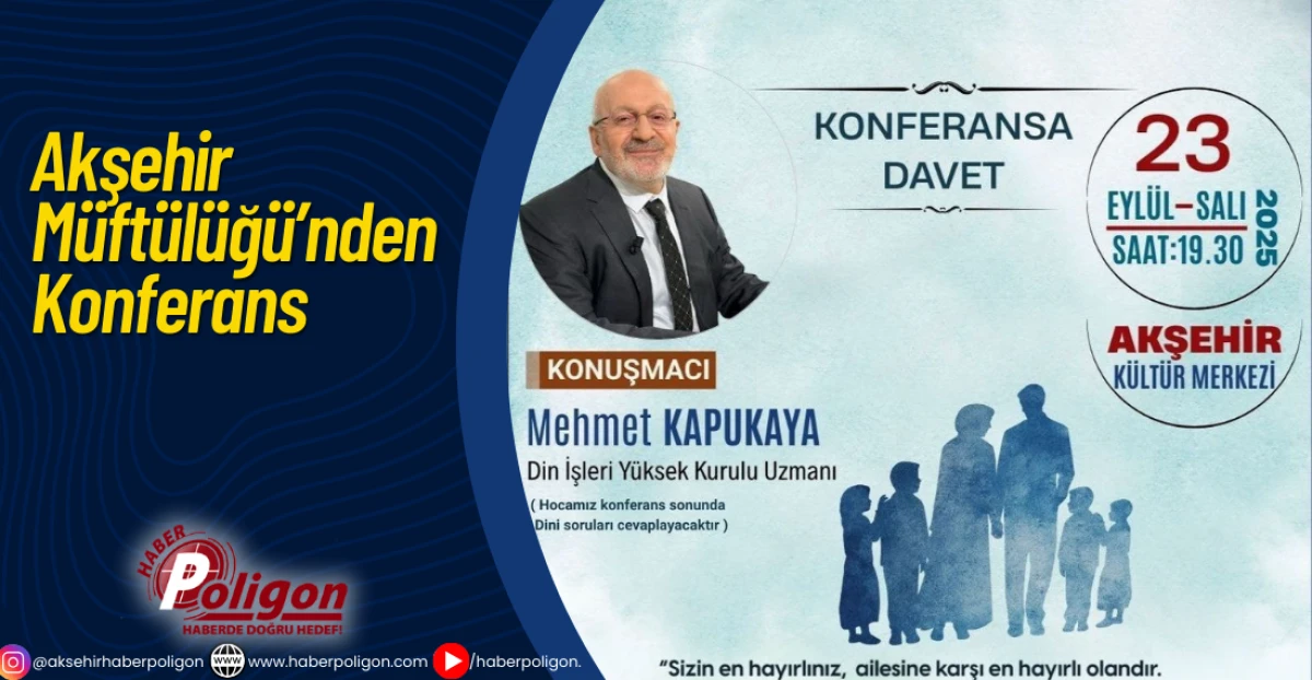 Akşehir Müftülüğü’nden Konferans