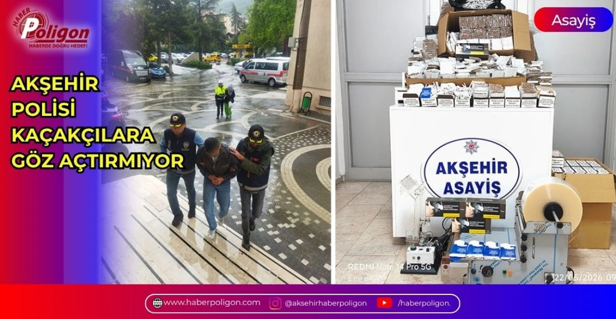 AKŞEHİR POLİSİ KA&Ccedil;AK&Ccedil;ILARA G&Ouml;Z A&Ccedil;TIRMIYOR