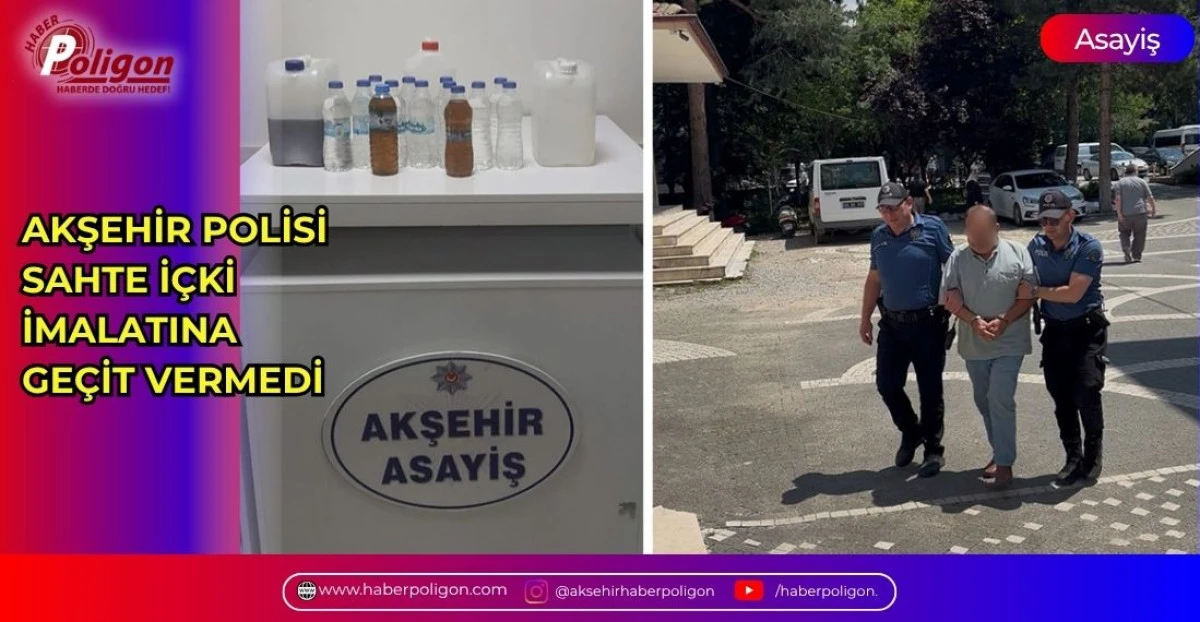 AKŞEHİR POLİSİ SAHTE İ&Ccedil;Kİ İMALATINA GE&Ccedil;İT VERMEDİ