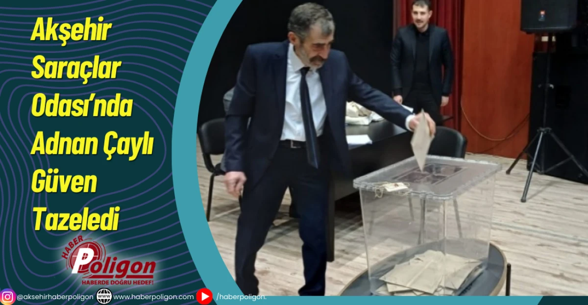 Akşehir Sara&ccedil;lar Odası&rsquo;nda Adnan &Ccedil;aylı G&uuml;ven Tazeledi