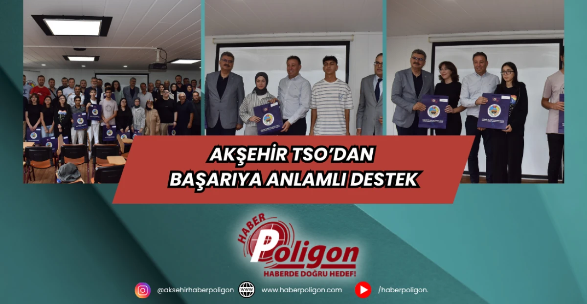 Akşehir TSO’dan Başarıya Anlamlı Destek