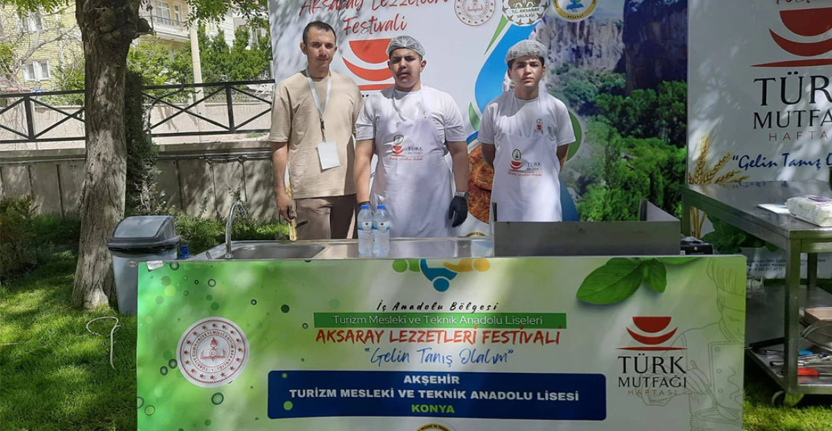Akşehir Turizm Mesleki ve Teknik Anadolu Lisesi Öğrencileri Teşvik Ödülü Aldı