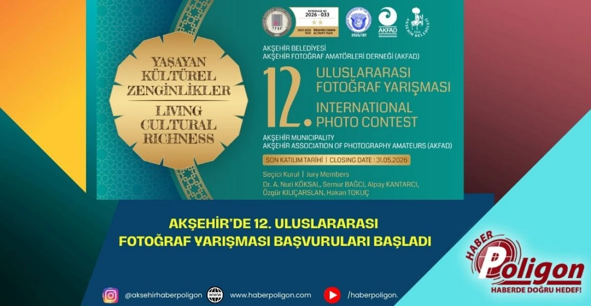 Akşehir&rsquo;de 12. Uluslararası Fotoğraf Yarışması Başvuruları Başladı