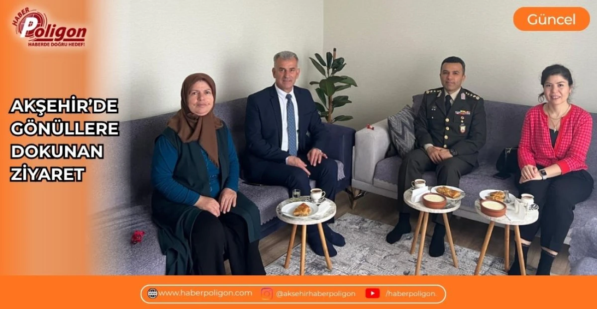 AKŞEHİR&rsquo;DE G&Ouml;N&Uuml;LLERE DOKUNAN ZİYARET