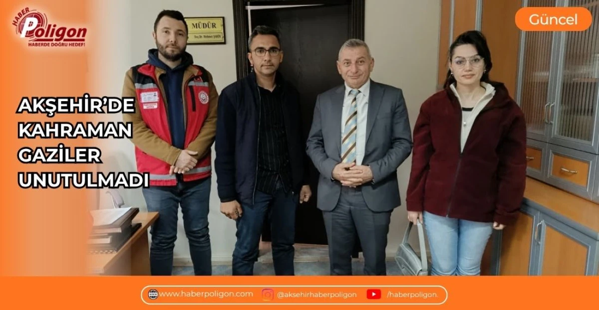 AKŞEHİR&rsquo;DE KAHRAMAN GAZİLER UNUTULMADI