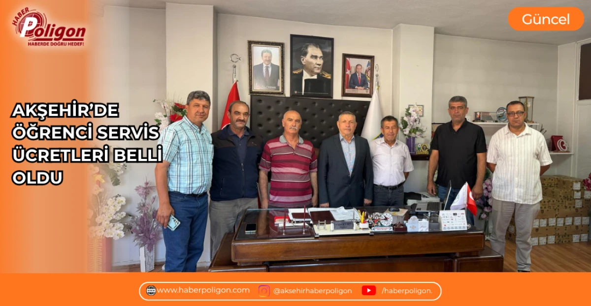 AKŞEHİR&rsquo;DE &Ouml;ĞRENCİ SERVİS &Uuml;CRETLERİ BELLİ OLDU