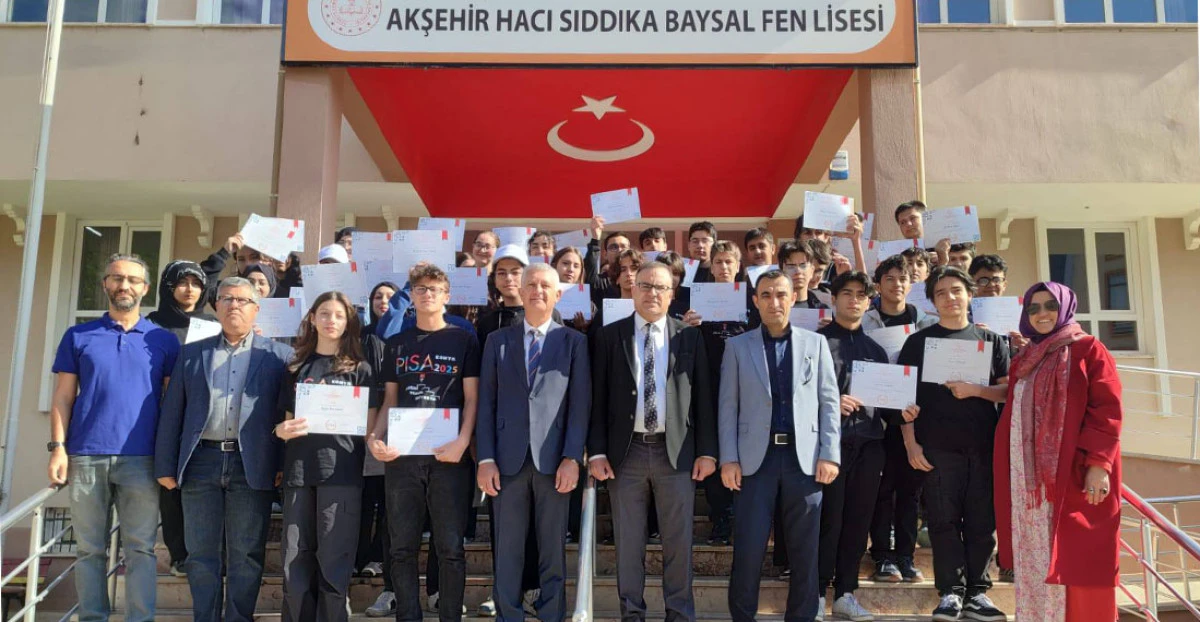 Akşehir’de PISA Uygulama Sınavı Tamamlandı 