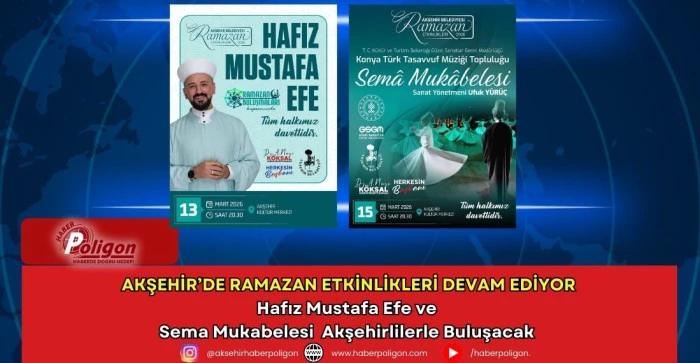Akşehir&rsquo;de Ramazan Etkinlikleri Devam Ediyor