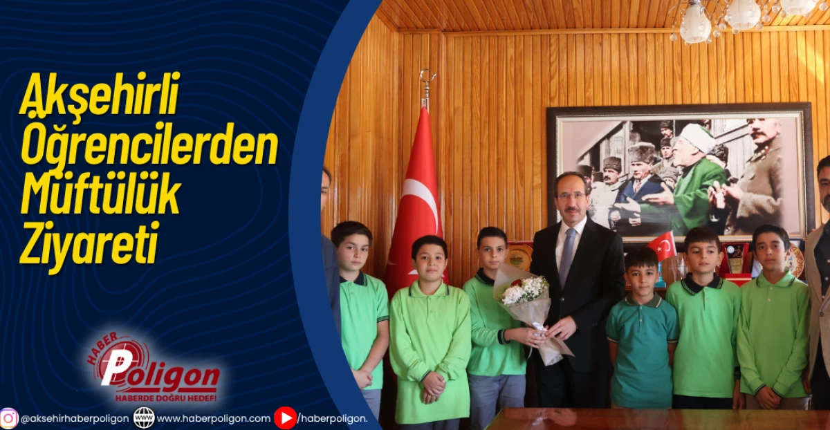 Akşehirli Öğrencilerden Müftülük Ziyareti