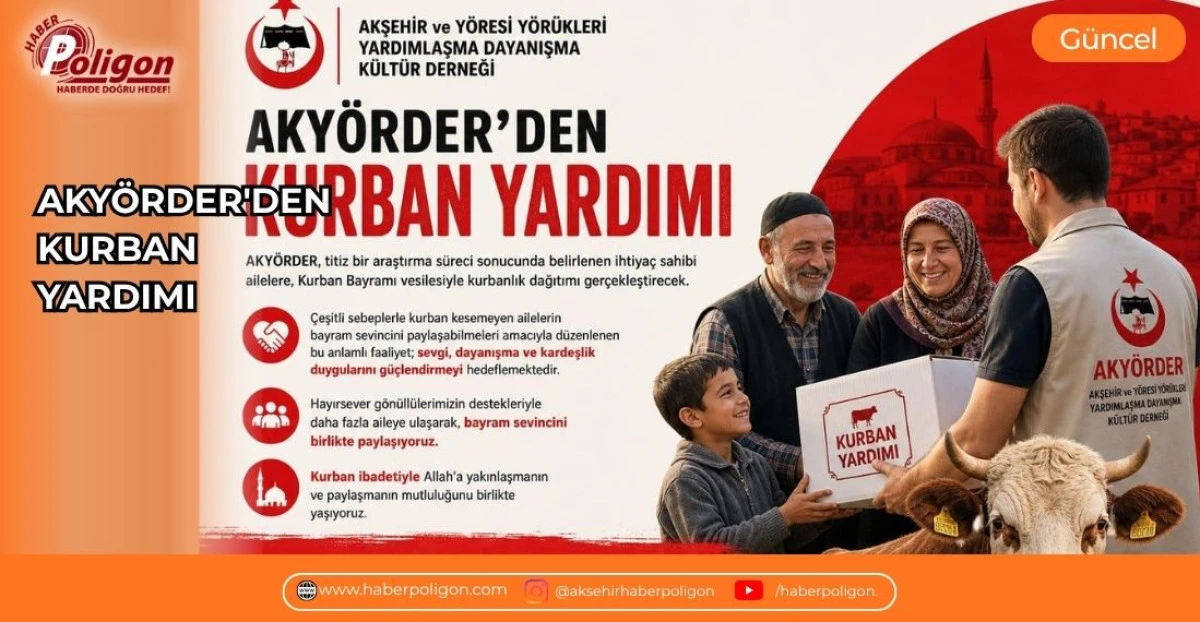 AKY&Ouml;RDER'DEN KURBAN YARDIMI