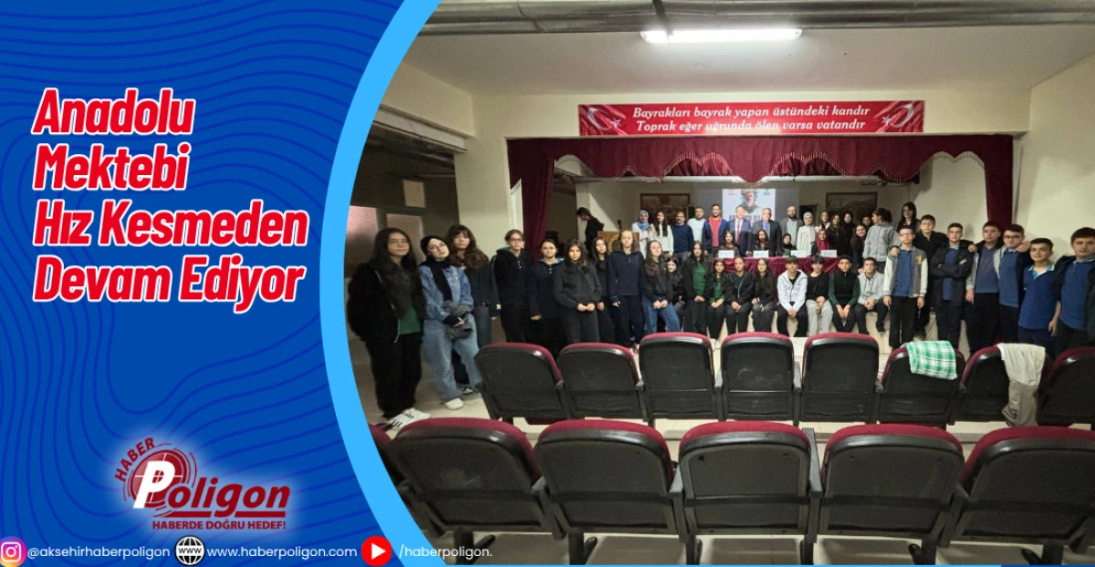 Anadolu Mektebi Hız Kesmeden Devam Ediyor