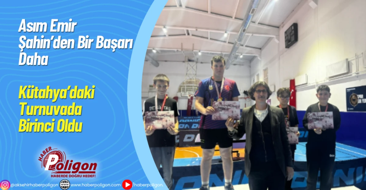 Asım Emir Şahin’den Bir Başarı Daha