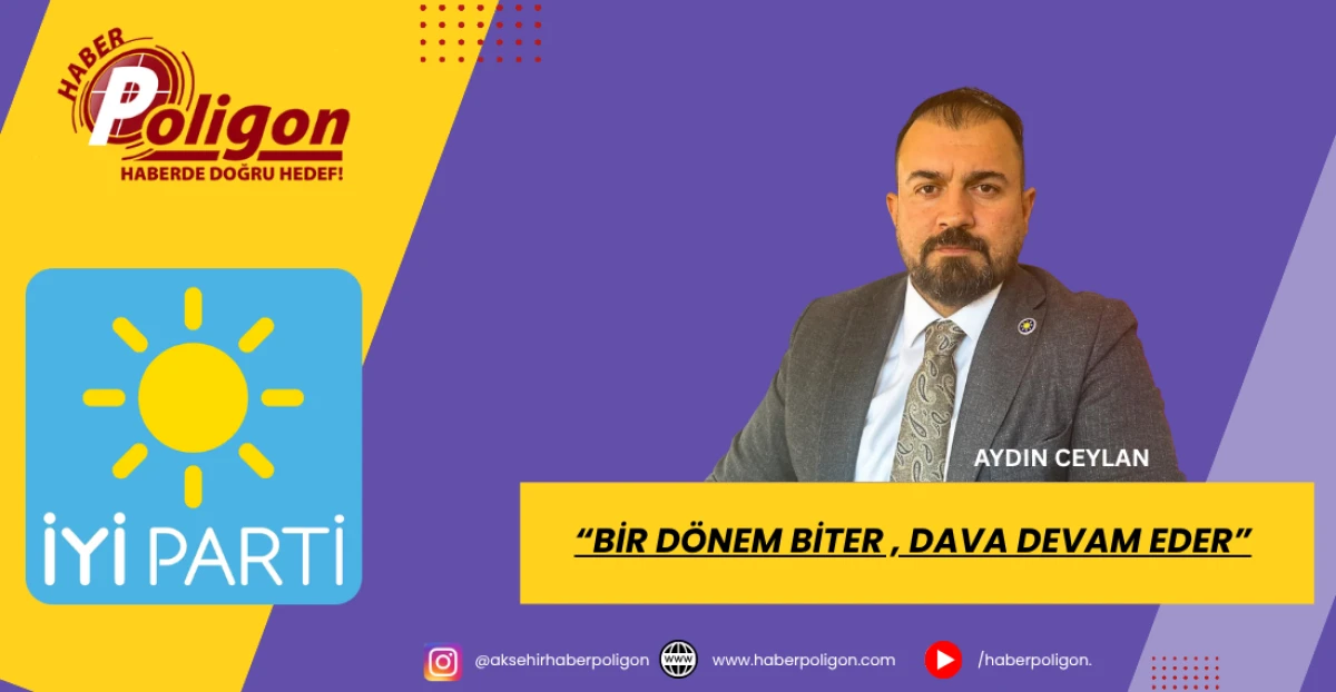 Av. Aydın Ceylan: Bir Dönem Biter Dava Devam Eder