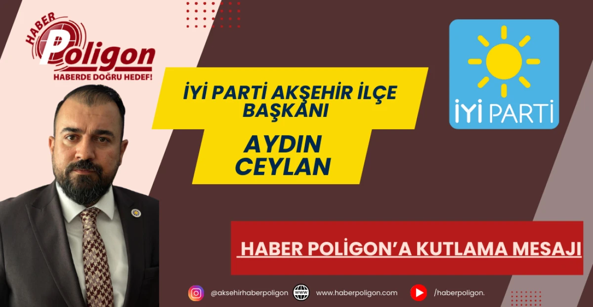 Aydın Ceylan'dan Haber Poligon'a Kutlama Mesajı
