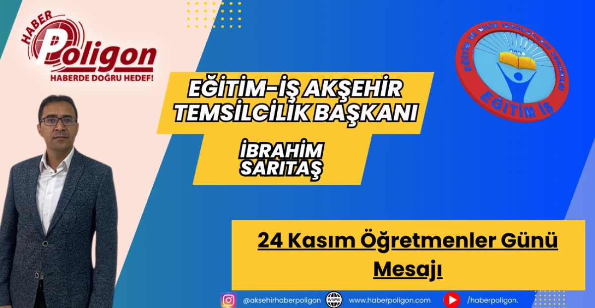 Başkan Sarıtaş’tan Öğretmenler Günü Mesajı