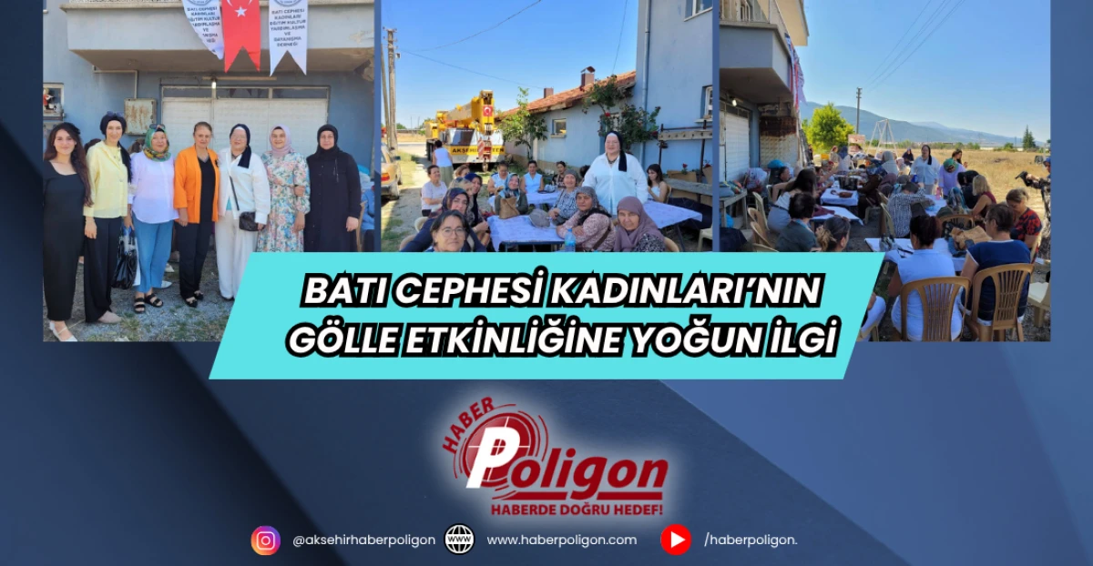 Batı Cephesi Kadınları’nın Gölle Etkinliğine Yoğun İlgi