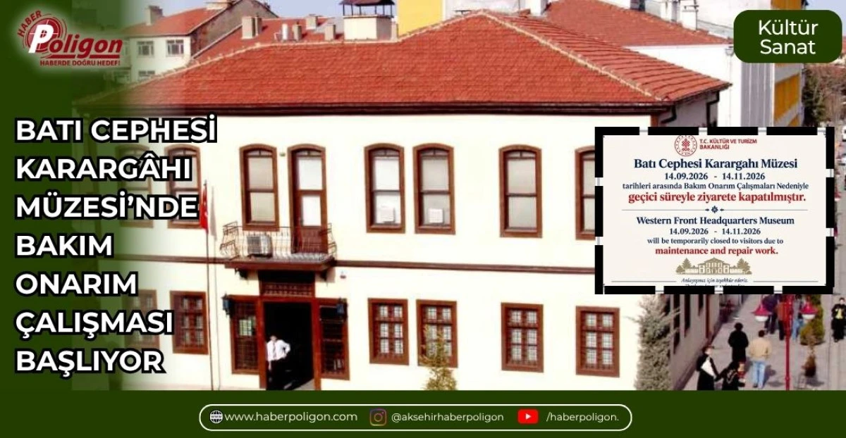 BATI CEPHESİ KARARG&Acirc;HI M&Uuml;ZESİ&rsquo;NDE BAKIM ONARIM &Ccedil;ALIŞMASI BAŞLIYOR