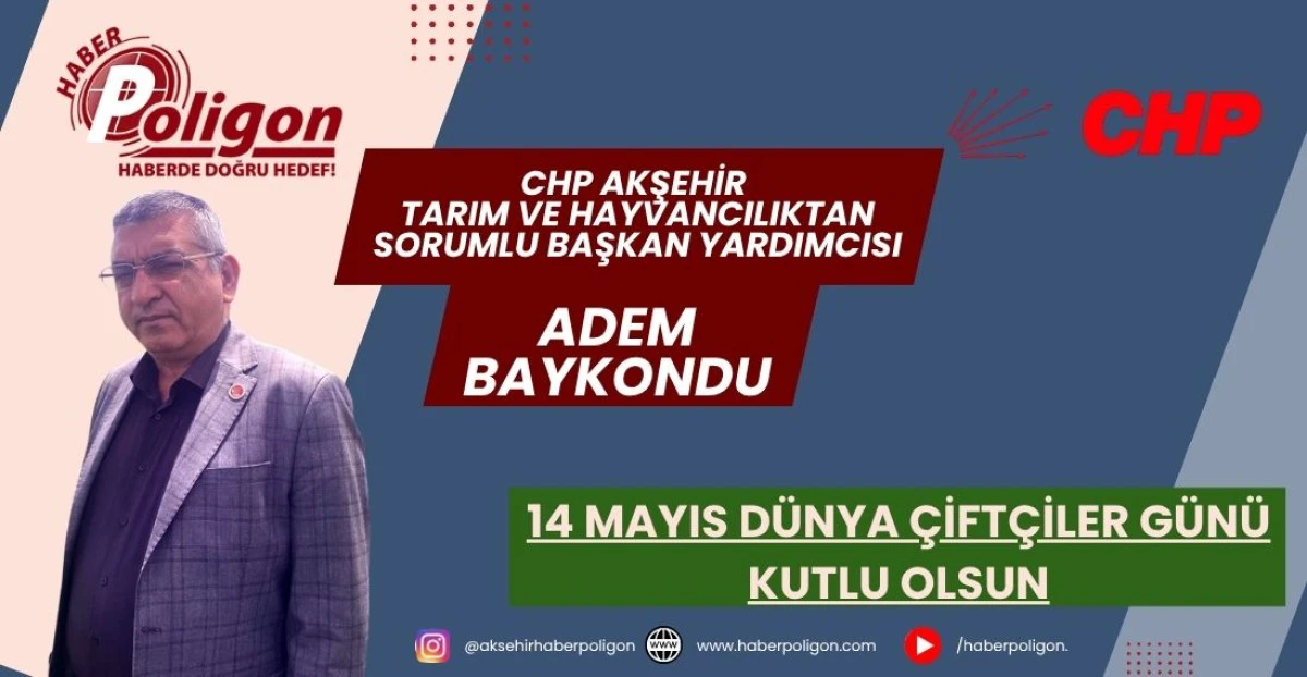 BAYKONDU: 14 MAYIS D&Uuml;NYA &Ccedil;İFT&Ccedil;İLER G&Uuml;N&Uuml; KUTLU OLSUN