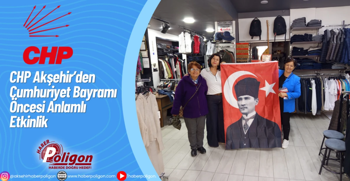 CHP Akşehir’den Cumhuriyet Bayramı Öncesi Anlamlı Etkinlik