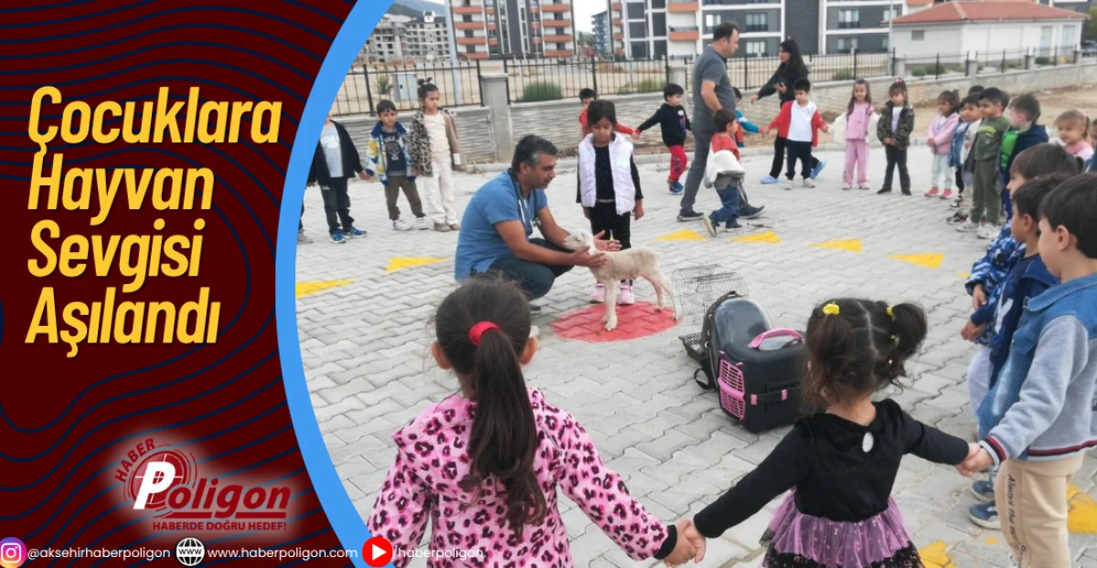 Çocuklara Hayvan Sevgisi Aşılandı