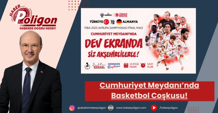 Cumhuriyet Meydanı’nda Basketbol Coşkusu!