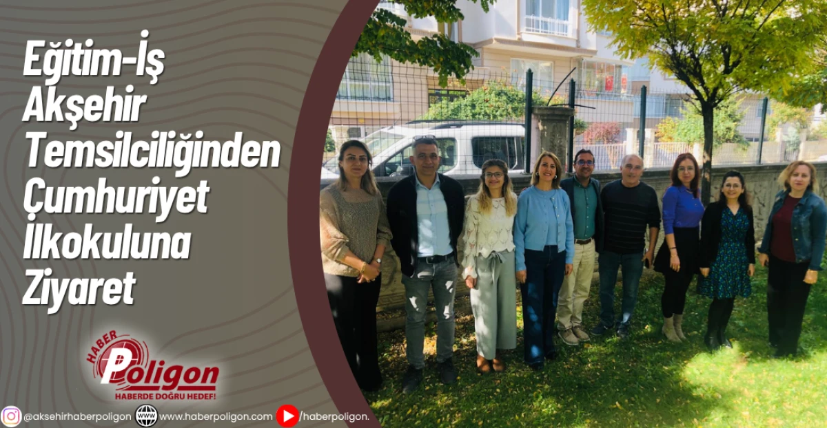 Eğitim-İş Akşehir Temsilciliğinden Cumhuriyet İlkokuluna Ziyaret