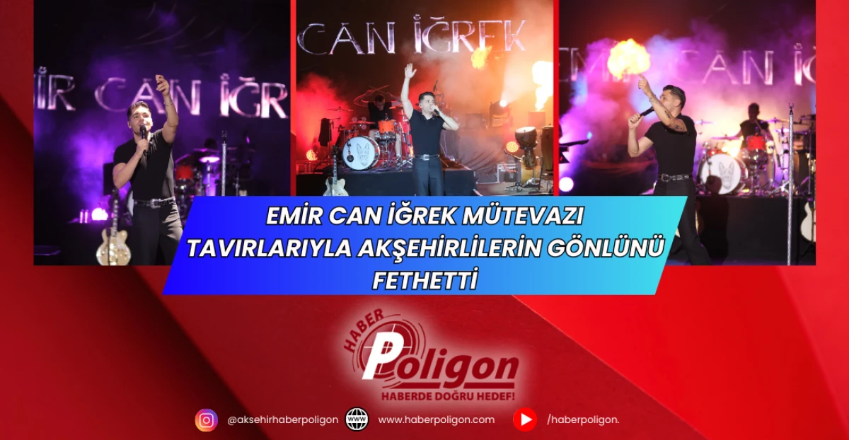 Emir Can İğrek Mütevazı Tavırlarıyla Akşehirlilerin Gönlünü Fethetti