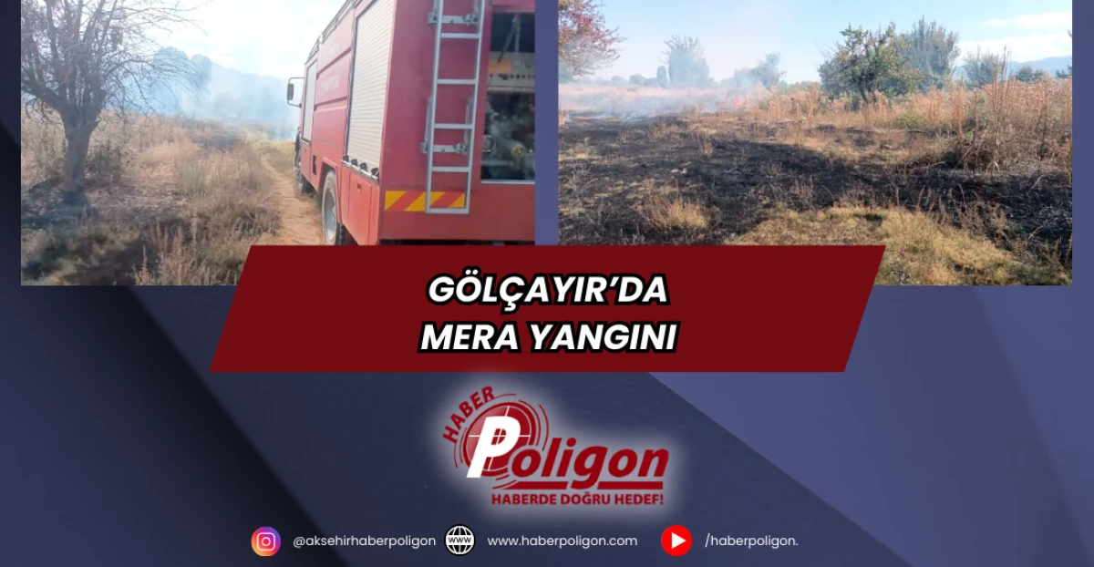 Gölçayır’da Mera Yangını 