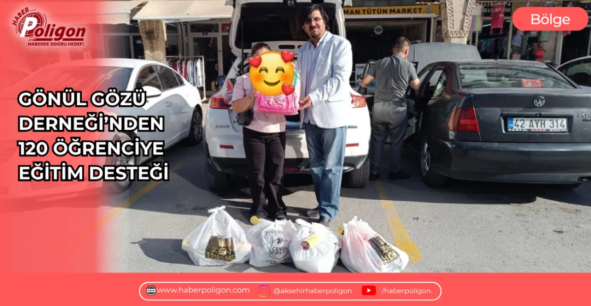 G&Ouml;N&Uuml;L G&Ouml;Z&Uuml; DERNEĞİ&rsquo;NDEN 120 &Ouml;ĞRENCİYE EĞİTİM DESTEĞİ