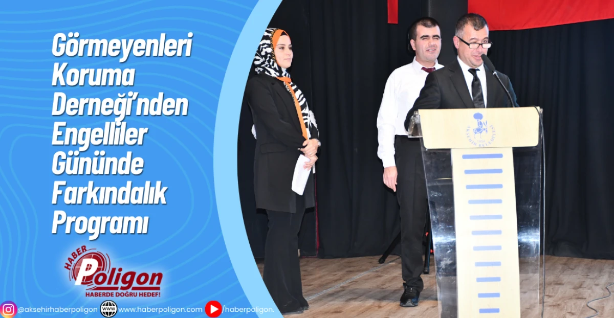 Görmeyenleri Koruma Derneği’nden Engelliler Günü’nde Farkındalık Programı