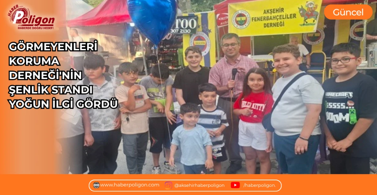 G&Ouml;RMEYENLERİ KORUMA DERNEĞİ'NİN ŞENLİK STANDI YOĞUN İLGİ G&Ouml;RD&Uuml;