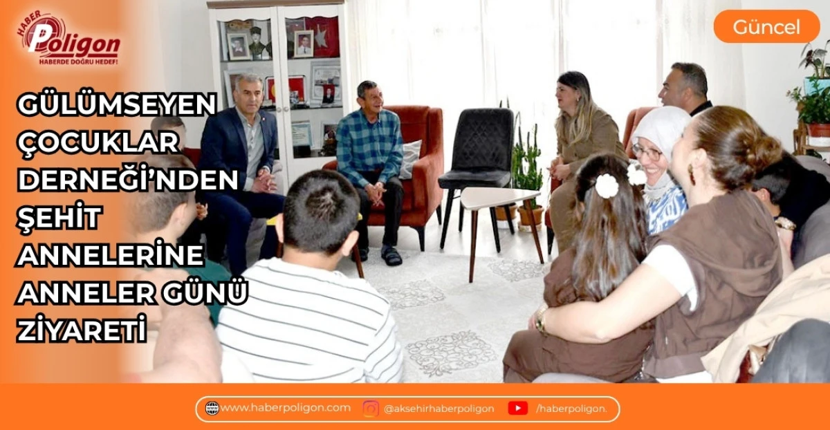 G&Uuml;L&Uuml;MSEYEN &Ccedil;OCUKLAR DERNEĞİ&rsquo;NDEN ŞEHİT ANNELERİNE ANNELER G&Uuml;N&Uuml; ZİYARETİ