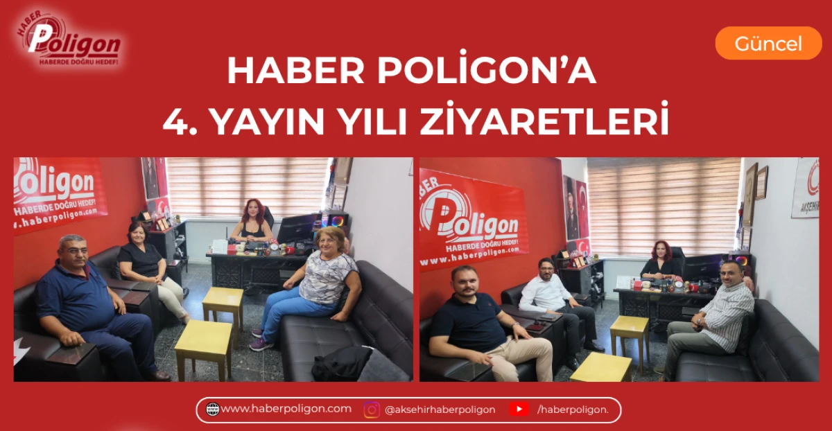 HABER POLİGON&rsquo;A 4. YAYIN YILI ZİYARETLERİ