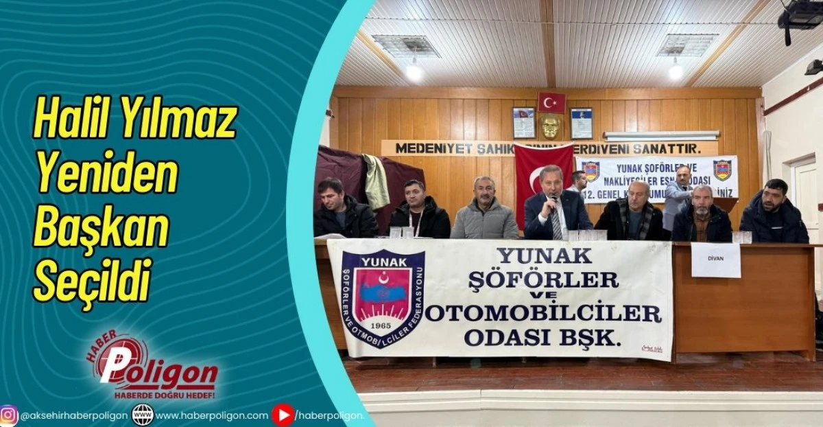 Halil Yılmaz Yeniden Başkan Se&ccedil;ildi