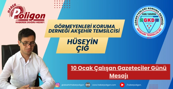H&uuml;seyin &Ccedil;ığ&rsquo;dan 10 Ocak &Ccedil;alışan Gazeteciler G&uuml;n&uuml; Mesajı