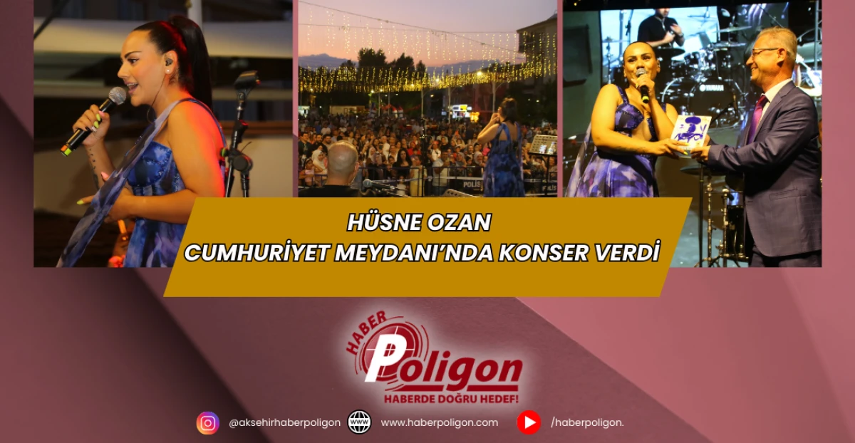 Hüsne Ozan Cumhuriyet Meydanı’nda Konser Verdi