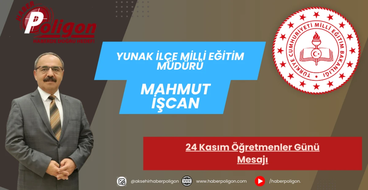 İşcan'dan Öğretmenler Günü Mesajı