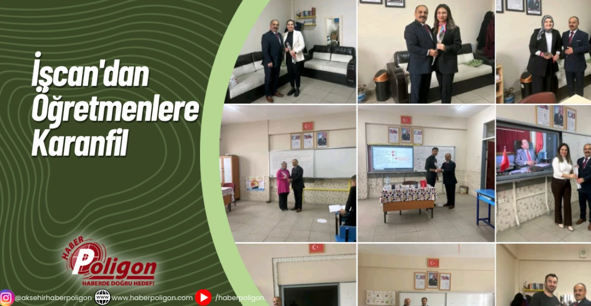 İşcan'dan Öğretmenlere Karanfil 