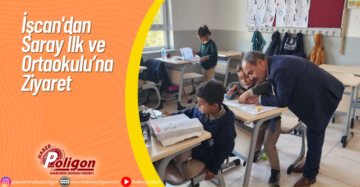 İşcan'dan Saray İlk ve Ortaokuluna Ziyaret 