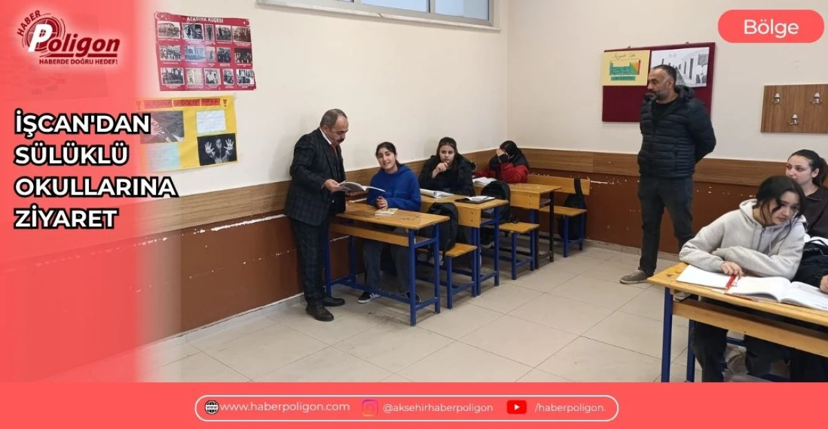 İŞCAN'DAN S&Uuml;L&Uuml;KL&Uuml; OKULLARINA ZİYARET